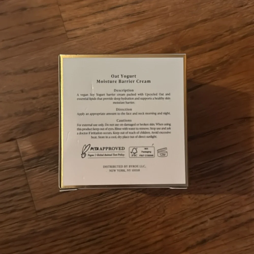 Byroe Oat Yogurt Moisture Barrier Cream